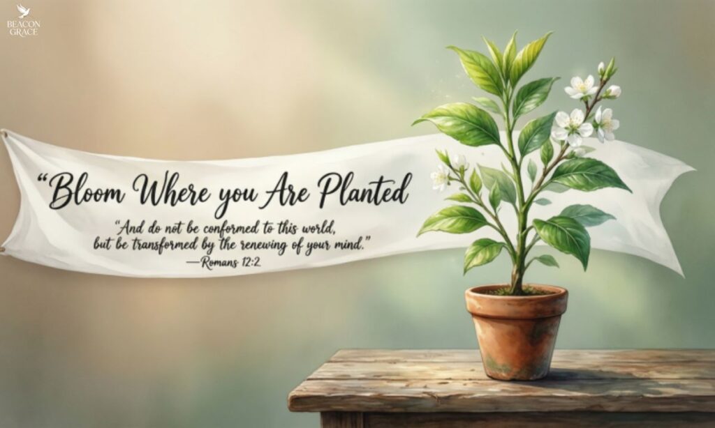 Bible Verses Encouraging You to Bloom Where You Are Planted