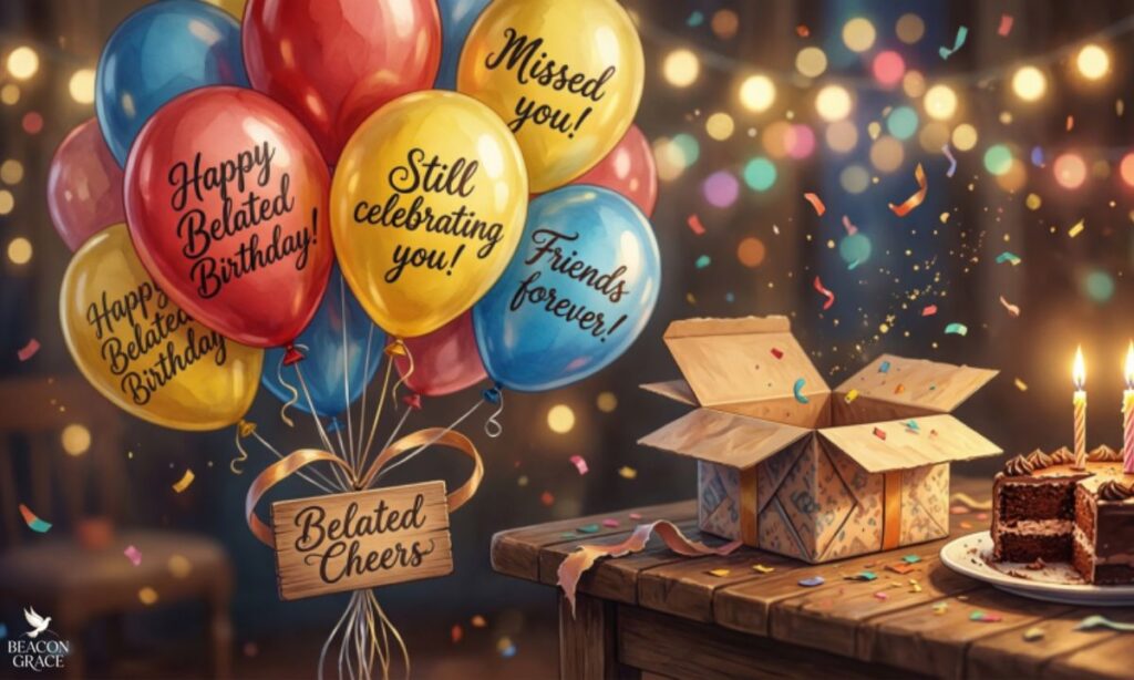 Happy Belated birthday wishes for friends