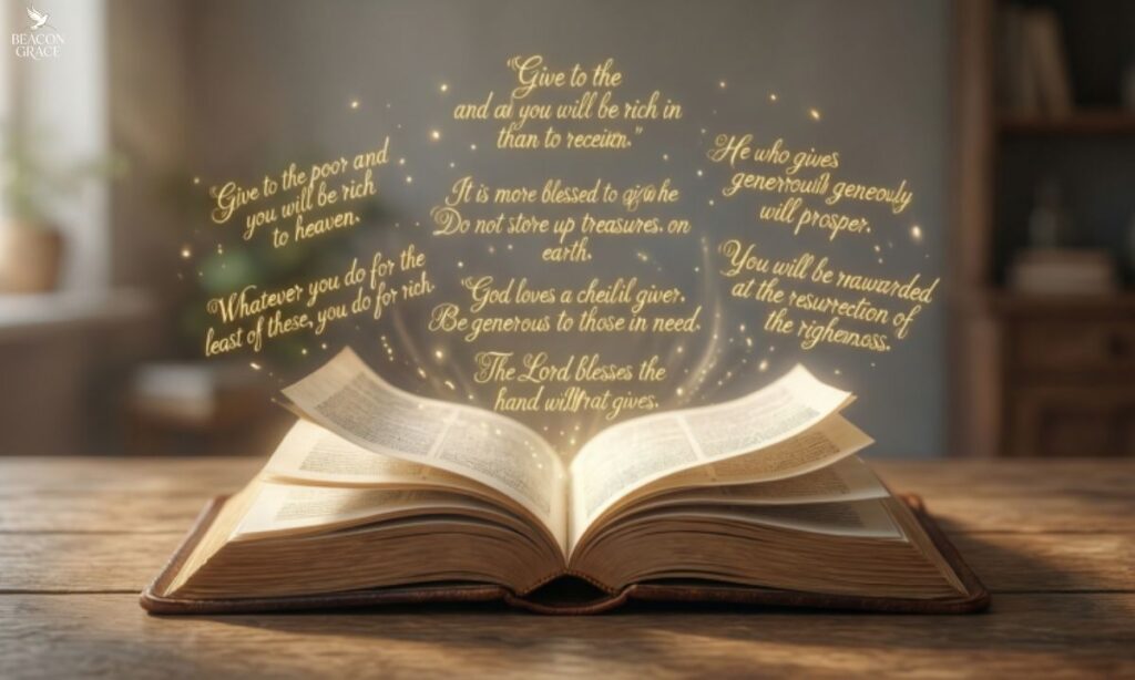 Here are 10 Powerful Bible Verses About Giving