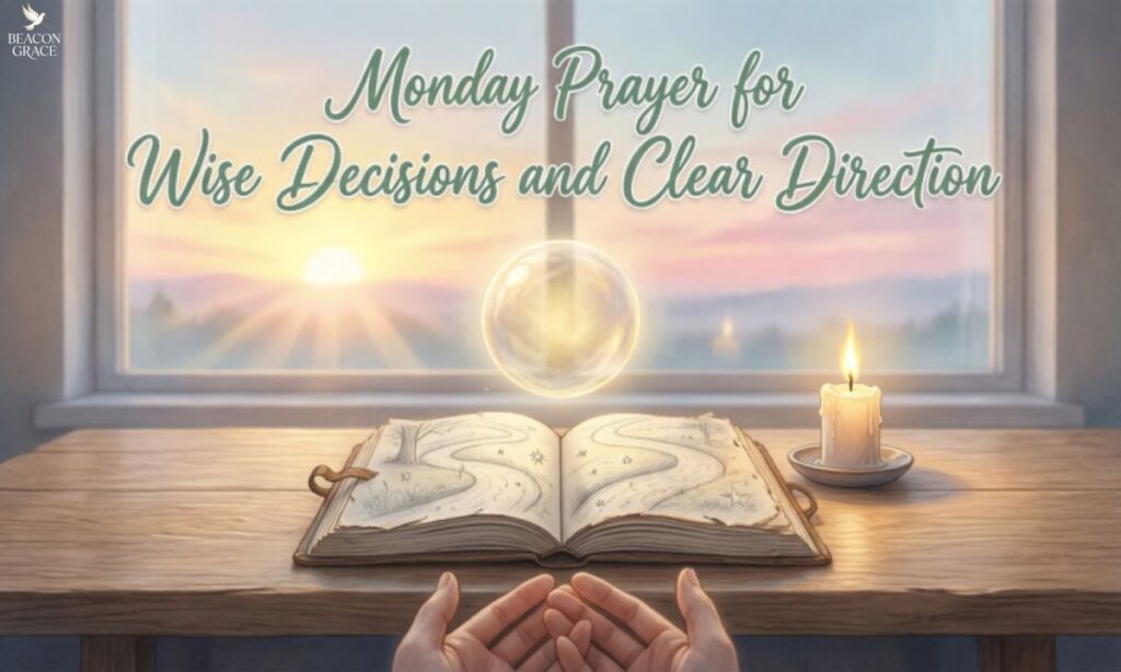 Monday Prayer for Wise Decisions and Clear Direction