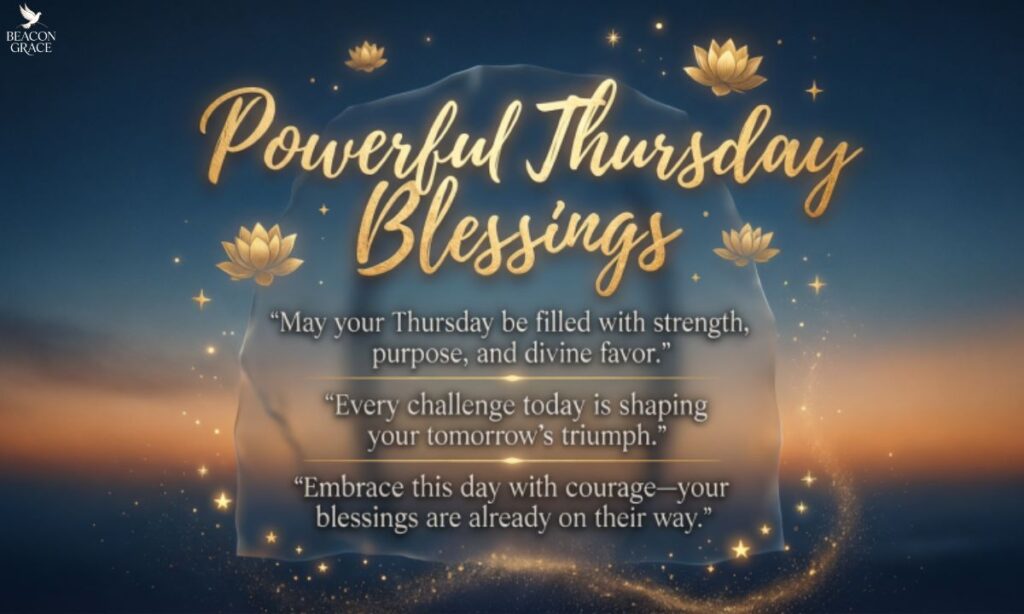 Powerful Thursday Blessings Quotes
