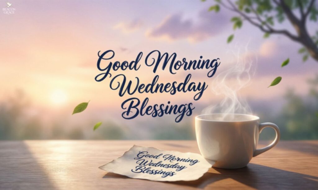 Good Morning Wednesday Blessings