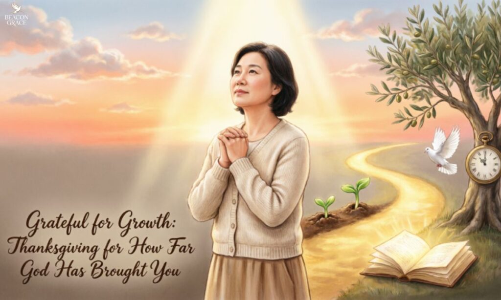 Grateful for Growth Thanksgiving for How Far God Has Brought You