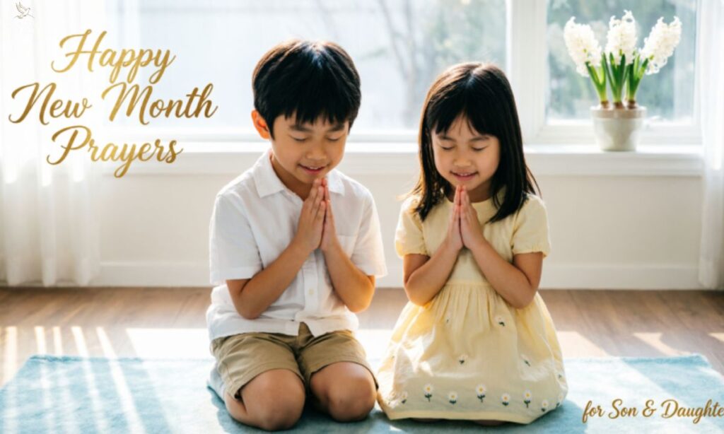 Happy New Month Prayers for Children Son & Daughter