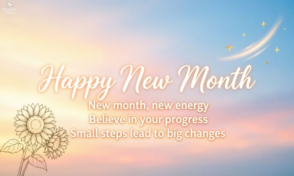 Inspirational Happy New Month Messages for Motivation