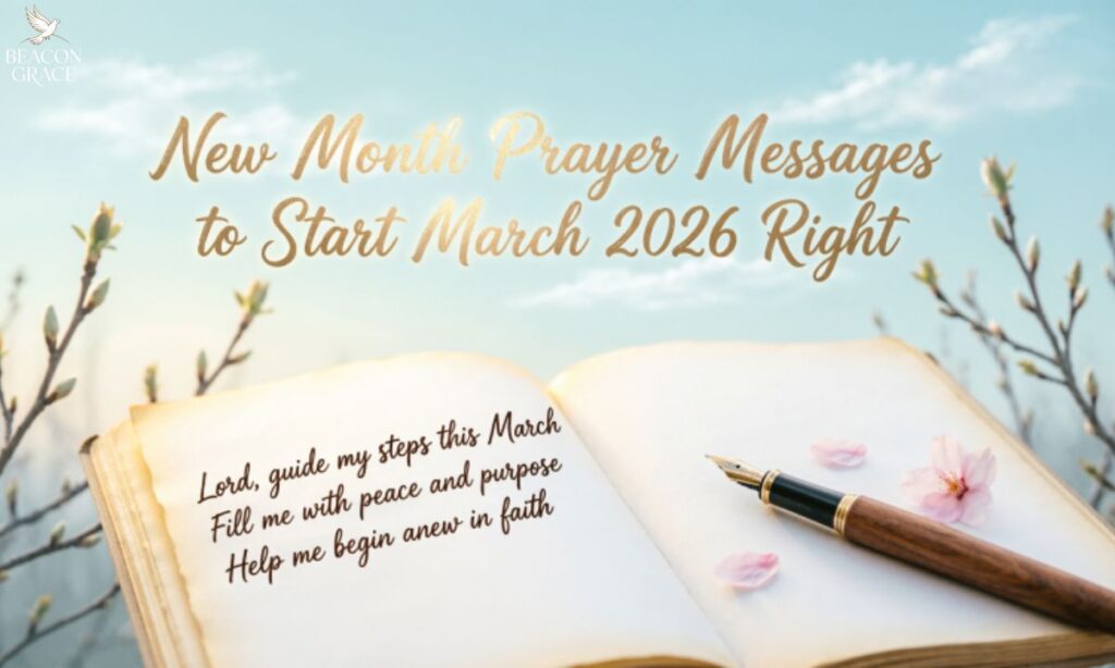 New Month Prayer Messages to Start March 2026 Right