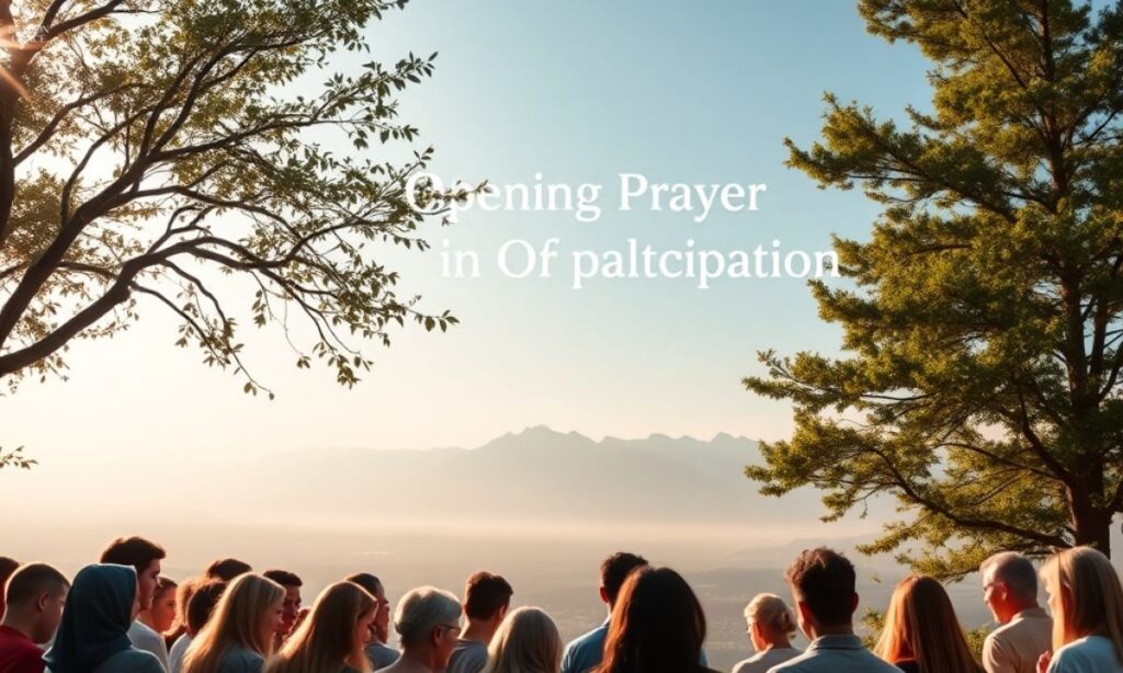 Opening Prayer for Wisdom in Participation