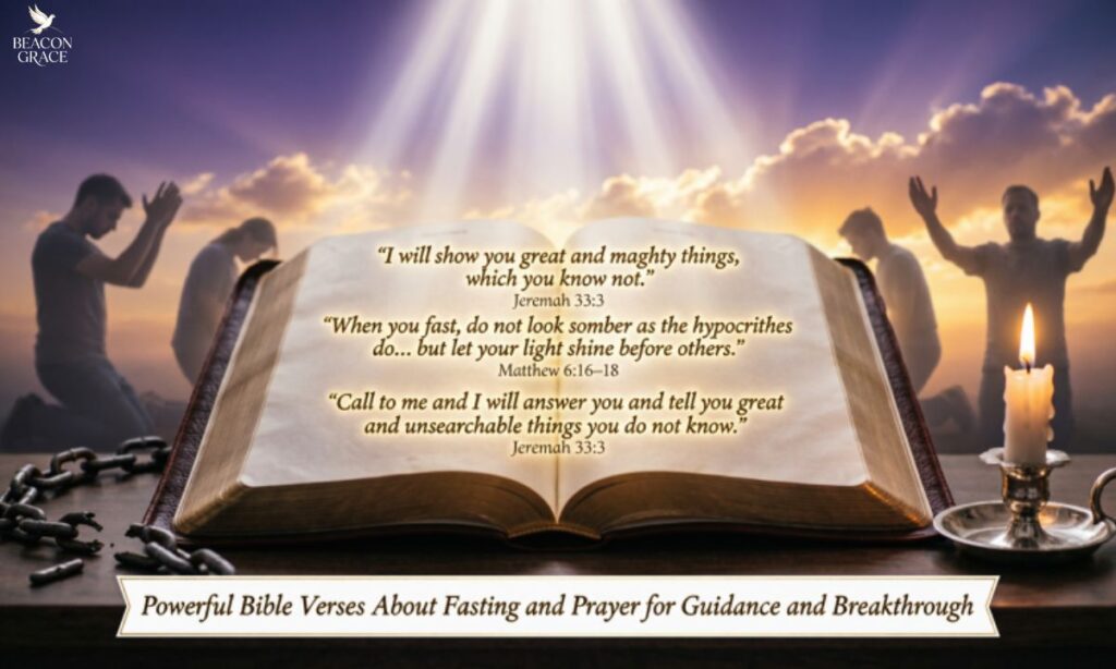 Powerful Bible Verses About Fasting and Prayer for Guidance and Breakthrough