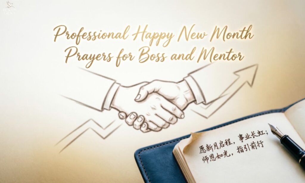 Professional Happy New Month Prayers for Boss and Mentor