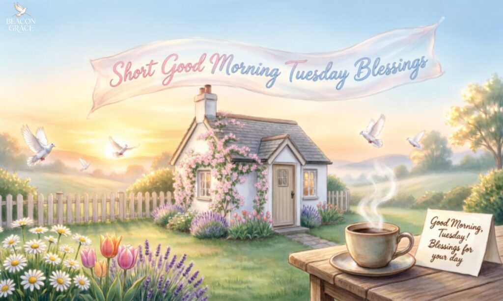 Short Good Morning Tuesday Blessings