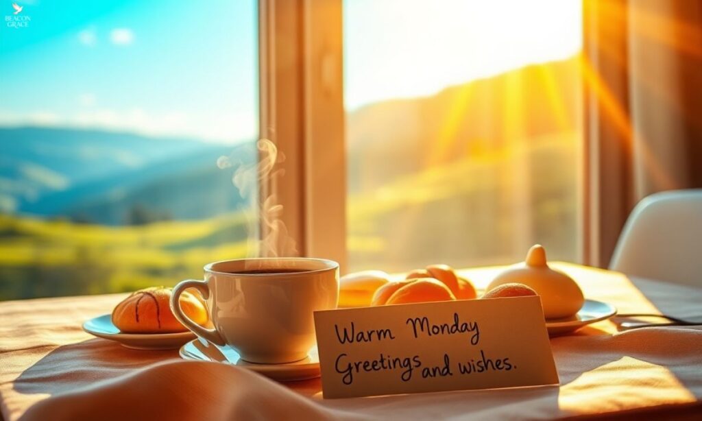 Warm Monday Greetings and Wishes to Share with Loved Ones