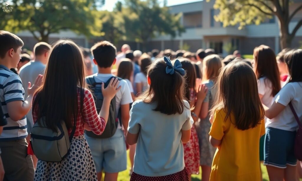 end of school prayer for students