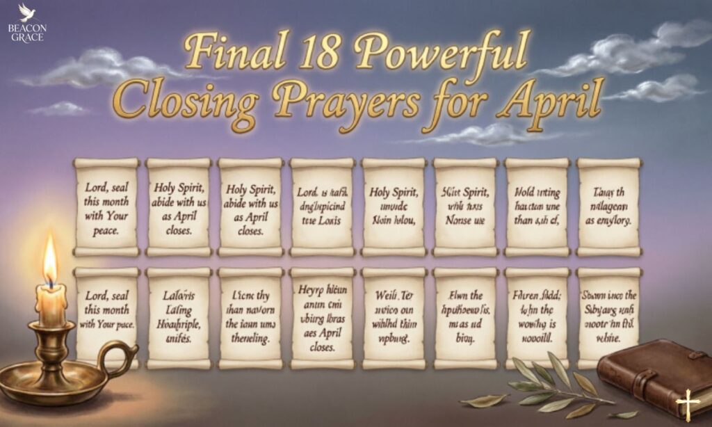 Final 18 Powerful Closing Prayers for April