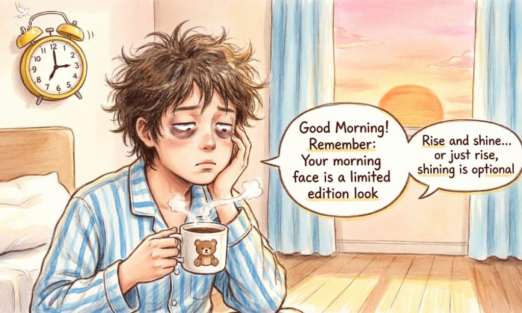 Funny Good Morning Message About Morning Looks