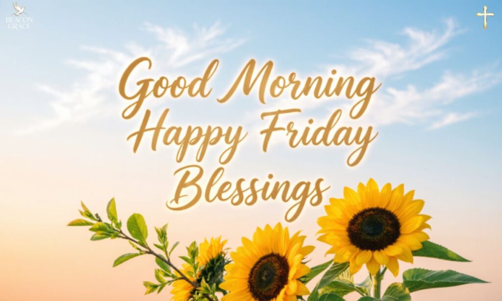 Good Morning Happy Friday Blessings