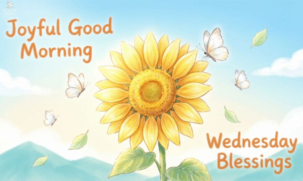 Joyful Good Morning Wednesday Blessings