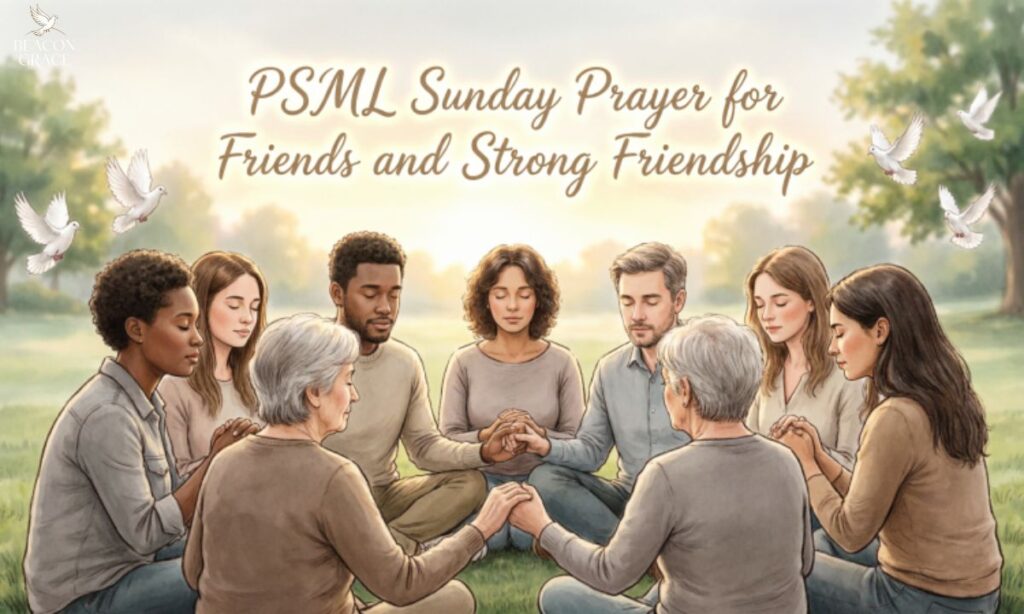 PSML Sunday Prayer for Friends and Strong Friendship