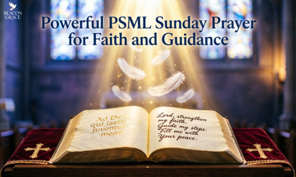 Powerful PSML Sunday Prayer for Faith and Guidance