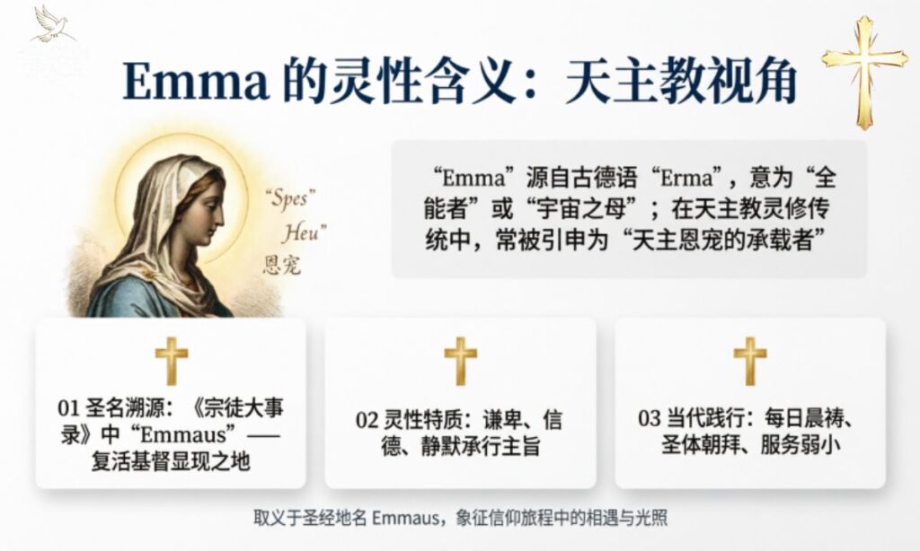 What Does Emma Mean Spiritually A Catholic Perspective