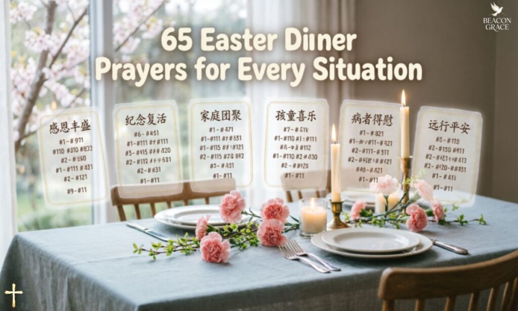 65 Easter Dinner Prayers for Every Situation