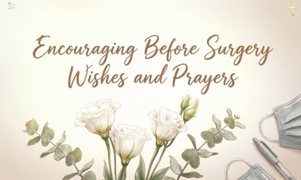 Encouraging Before Surgery Wishes and Prayers