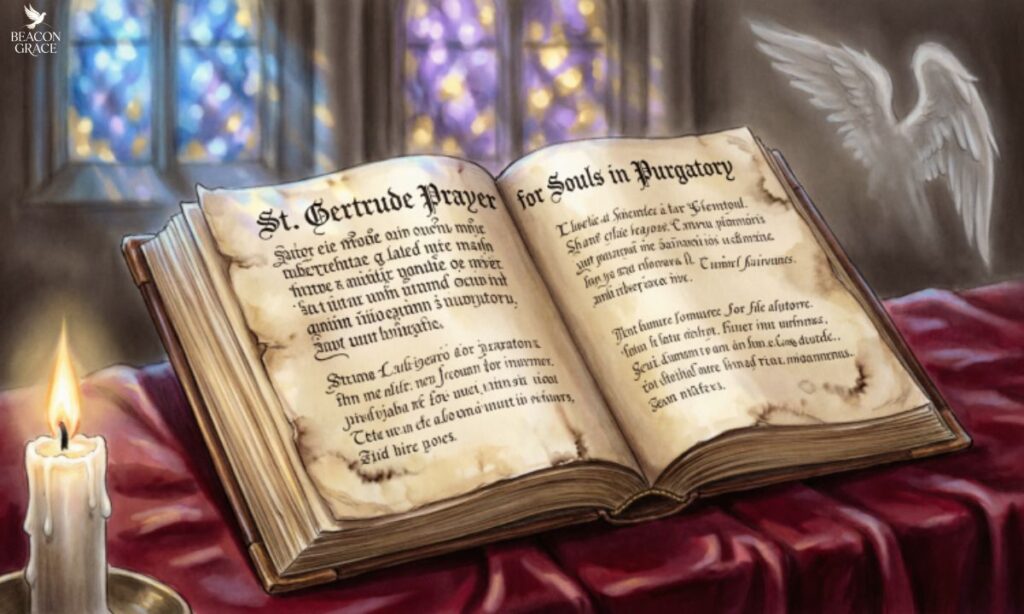 How to Pray the St Gertrude Prayer for Souls in Purgatory