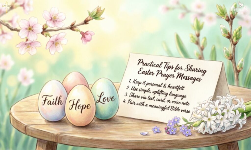 Practical Tips for Sharing Easter Prayer Messages