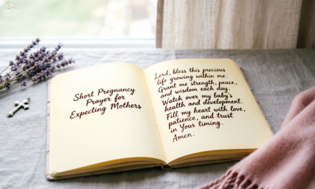 Short Pregnancy Prayer for Expecting Mothers