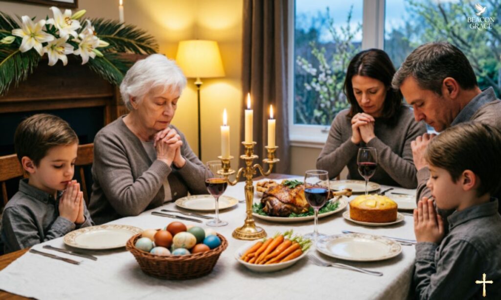Why Easter Dinner Prayer Is Different from a Regular Meal Blessing