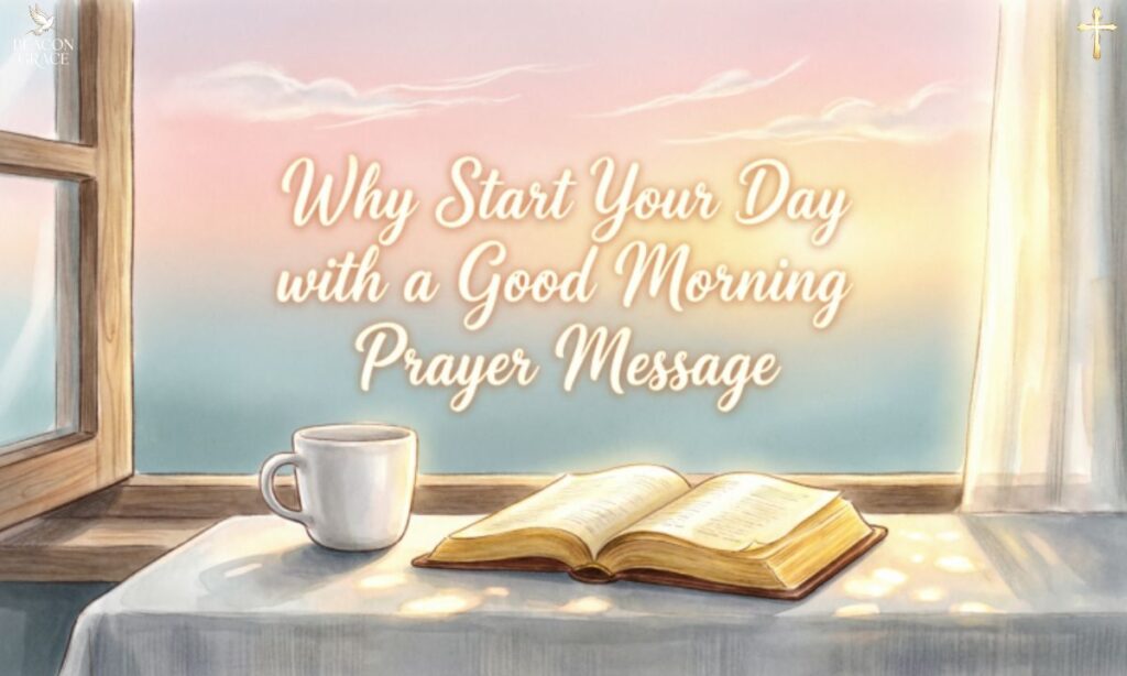 Why Start Your Day with a Good Morning Prayer Message