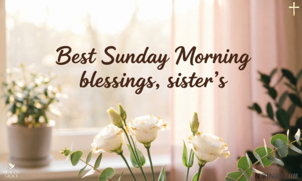 Best Sunday Morning blessings sister's