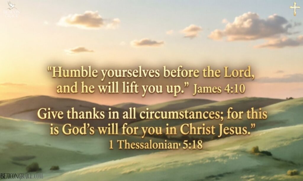 Bible verses about humility and gratitude