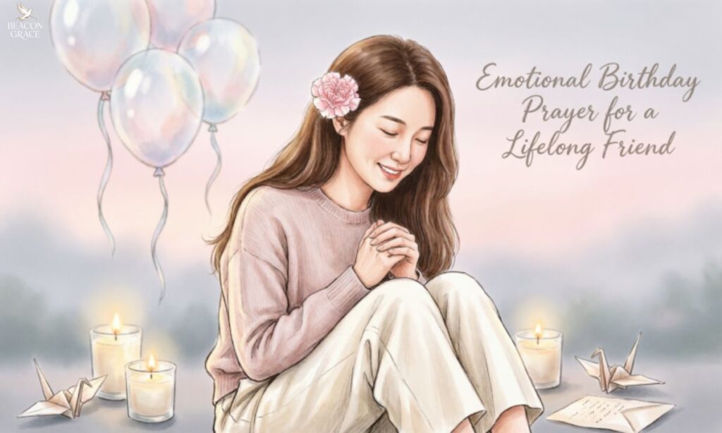 Emotional Birthday Prayer for a Lifelong Friend