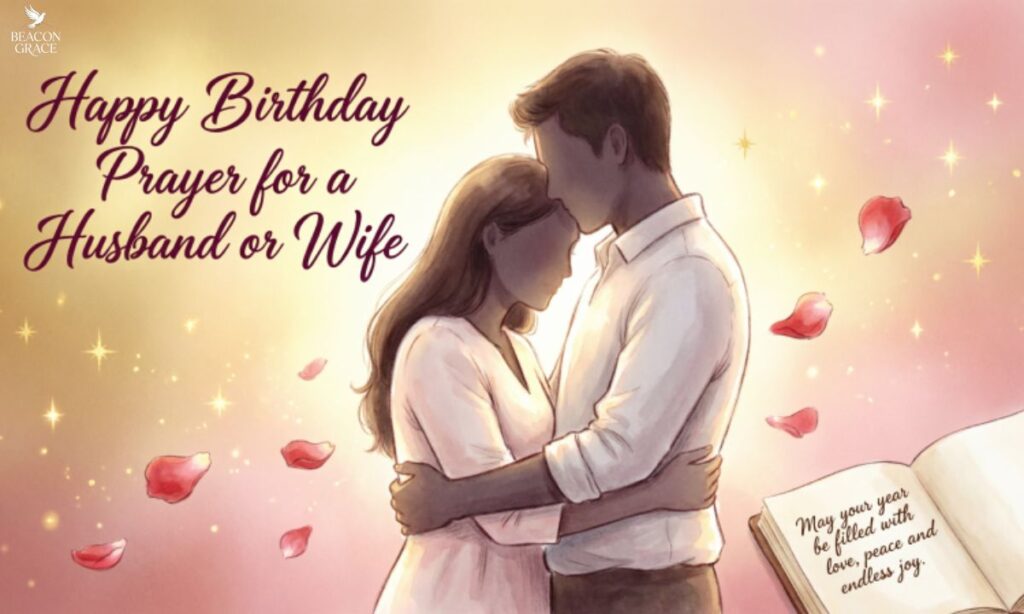 Happy Birthday Prayer for a Husband or Wife