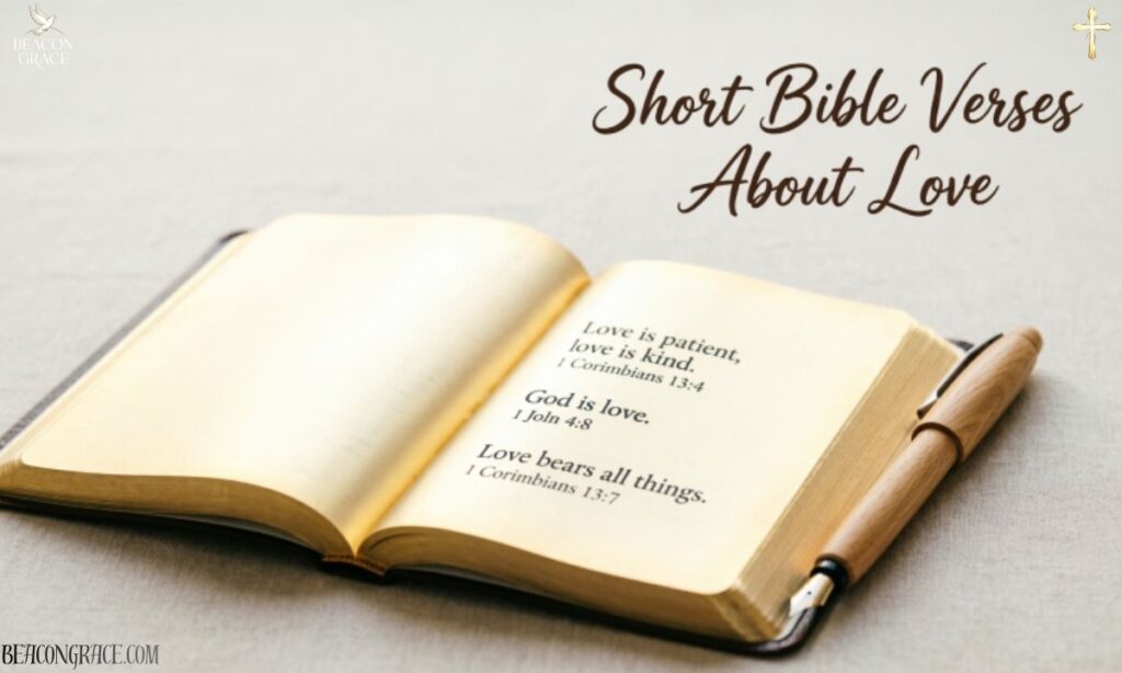 Short Bible Verses About Love
