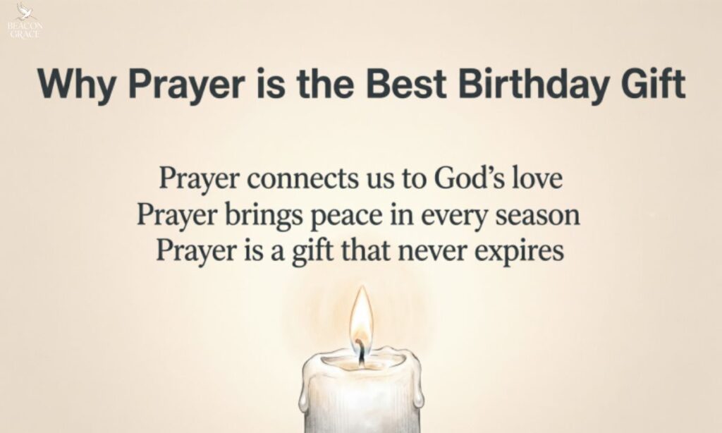 Why Prayer is the Best Birthday Gift