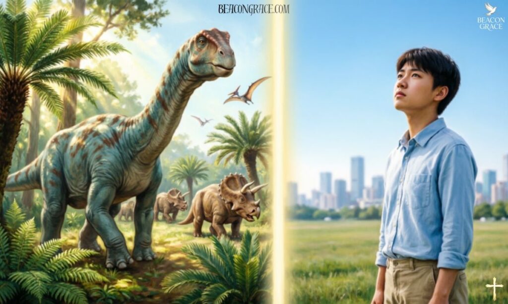 Did God Create Dinosaurs and Humans at the Same Time
