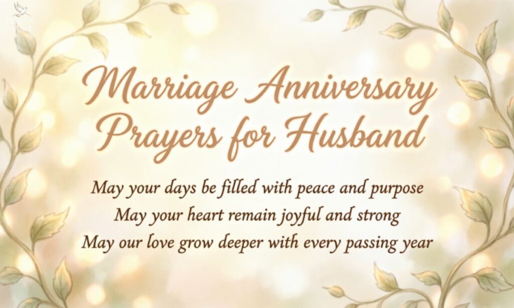 Marriage Anniversary Prayers for Husband