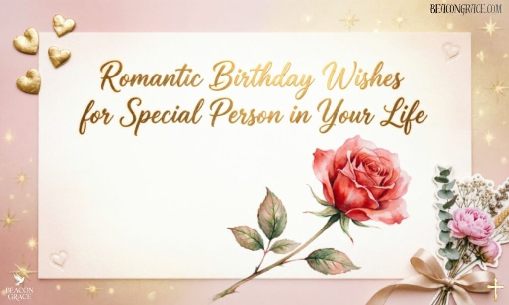Romantic Birthday Wishes for Special Person in Your Life