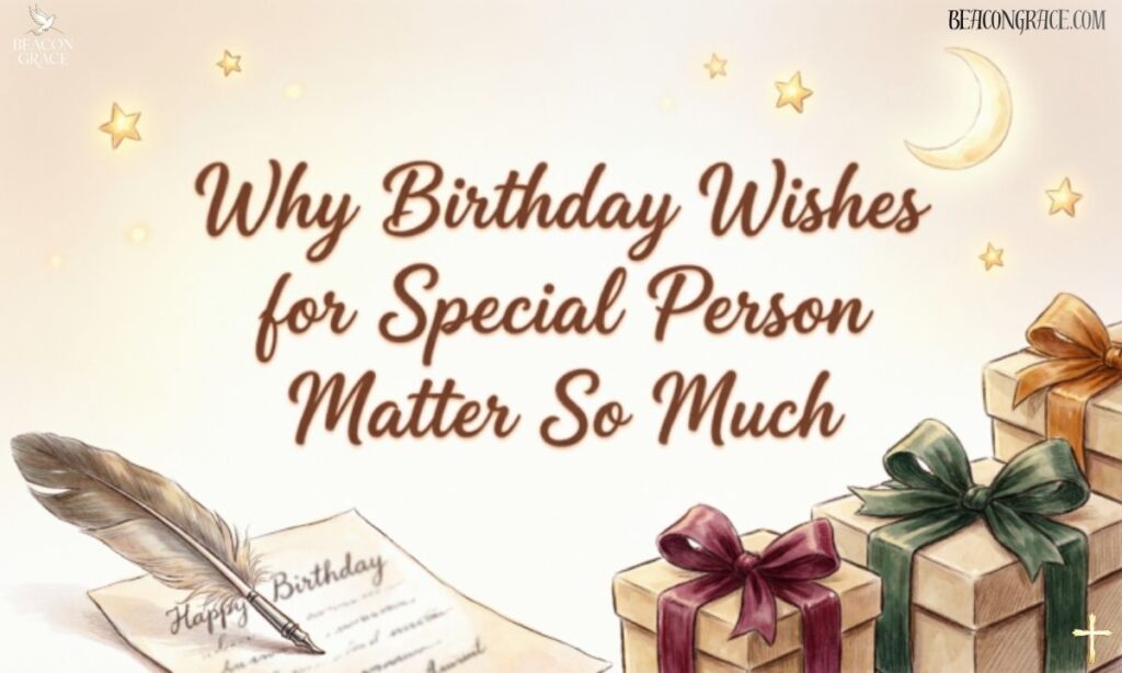 Why Birthday Wishes for Special Person Matter So Much
