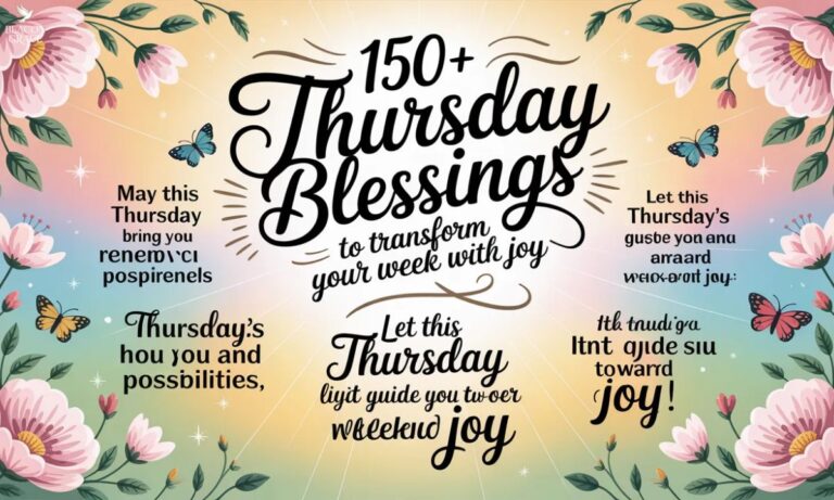 150+ Powerful Thursday Blessings to Transform Your Week with Joy