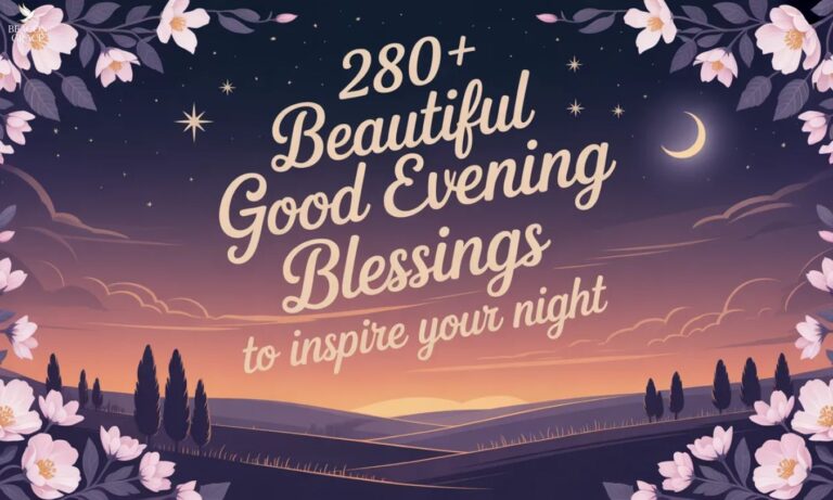 280+ Beautiful Good Evening Blessings to Inspire Your Night
