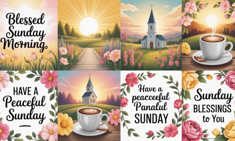 280+ Beautiful Good Morning Sunday Blessings and Wishes with Images