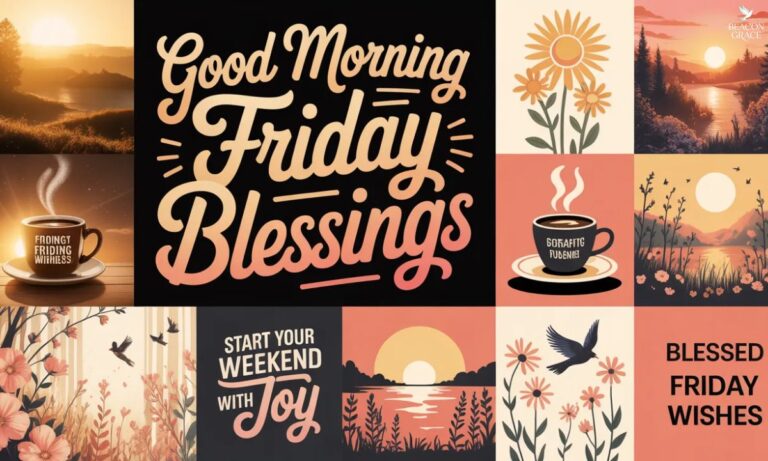 390+ Good Morning Friday Blessings & Images to Inspire You