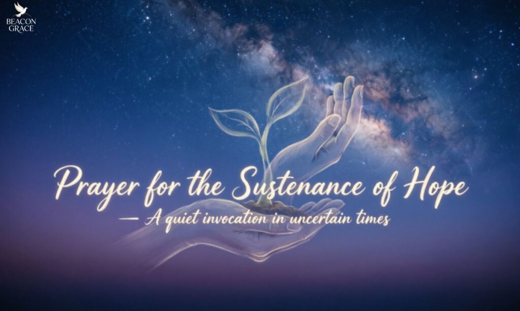 Prayer for the Sustenance of Hope