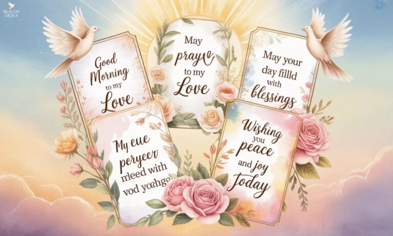 250+ Good Morning Prayer To My Love for Blessings, Peace, and a Beautiful Day