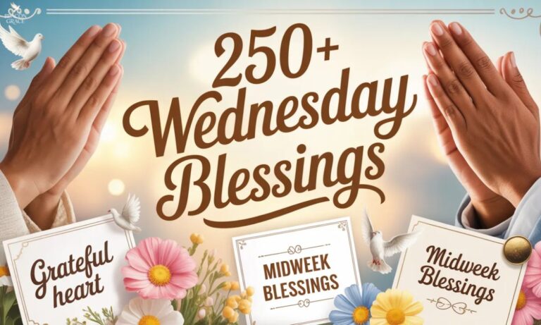 250+ Wednesday Blessings Prayers, Images and Quotes for a Grateful Heart