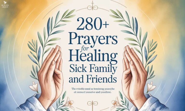 280+ Prayers for Healing Sick Family and Friends