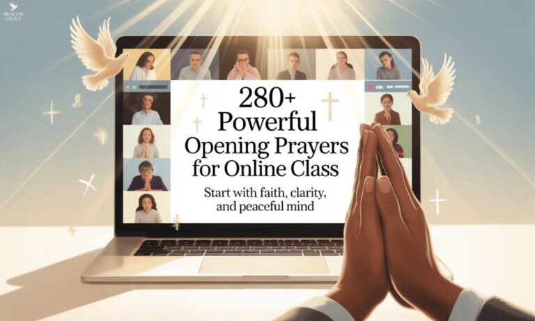 280+Powerful Opening Prayers for Online Class to Start with Faith, Clarity, and a Peaceful Mind