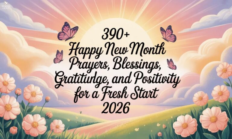 390+ Happy New Month Prayers, Blessings, Gratitude, and Positivity for a Fresh Start 2026